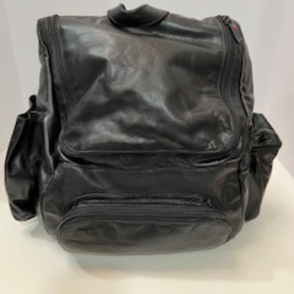 Winn International Leather Backpack Style 5451 - Picture 3 of 16